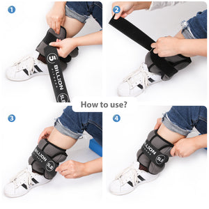 Soft Walking Ankle Weights